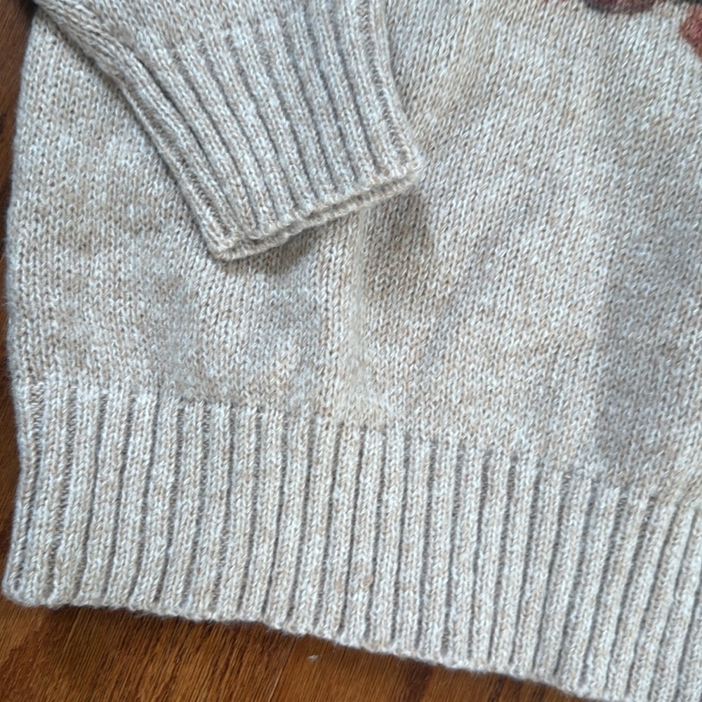 Fall Squirrel Graphic Sweater Cozy Crewneck Autumn Thanksgiving Pullover - Picture 9 of 13